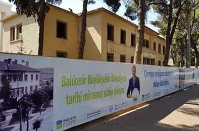 Burhaniye Hükümet Konağı - Tarihi Eser Karbon Fiber Güçlendirme - 2018